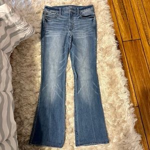 White House Black Market skinny flare Jean